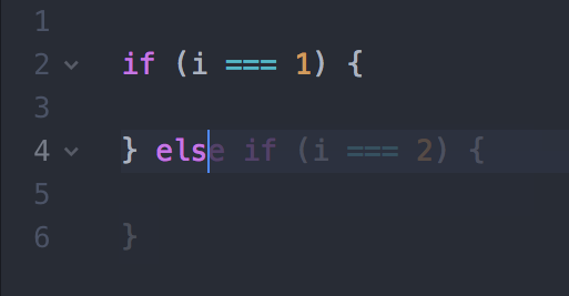 Else if autocompletion